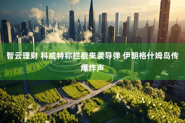 智云理财 科威特称拦截来袭导弹 伊朗格什姆岛传爆炸声